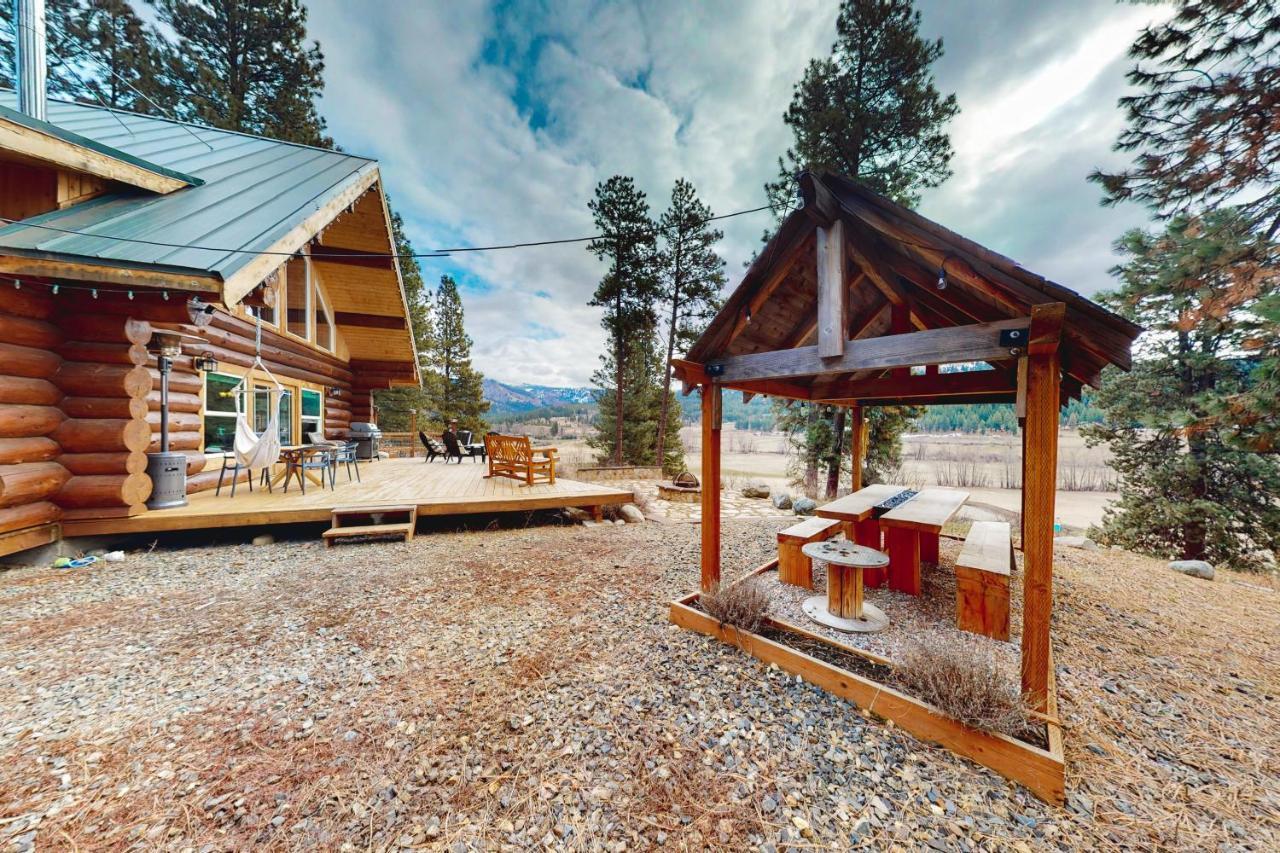 Ponderosa Log Cabin Villa Cle Elum Exterior foto